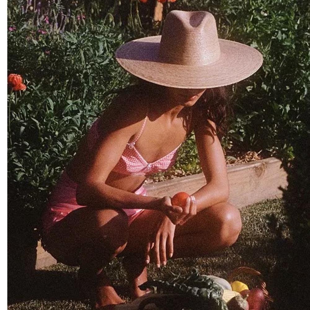 Lack Of Color Palma wide straw fedora SMALL / MED